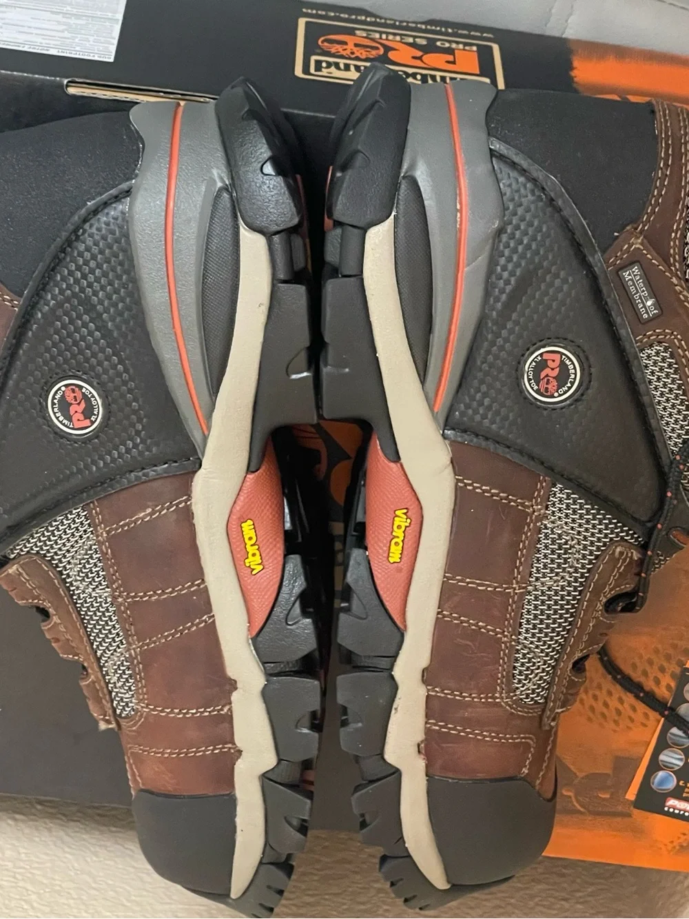 Timberland Hyperion waterproof brown men work boots size 11.5W